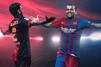 Dani Alves Barcelona'da ilk antrenmanına çıktı