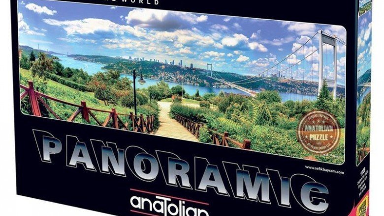 1028 Anatolian Otağtepe’den Boğaz 1000 parça Panaromic Puzzle
