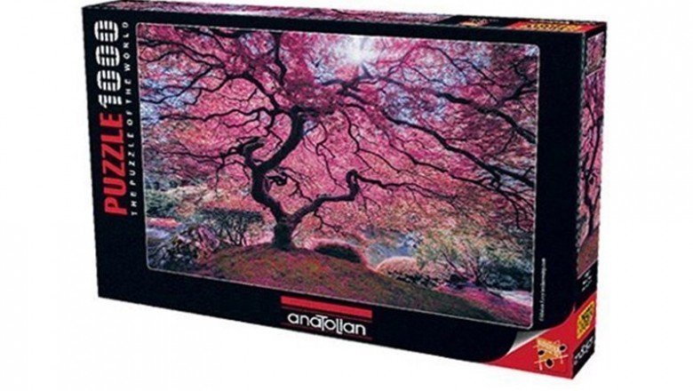 1037 Anatolian Pembe Ağaç – Pink Tree 1000 parça Puzzle