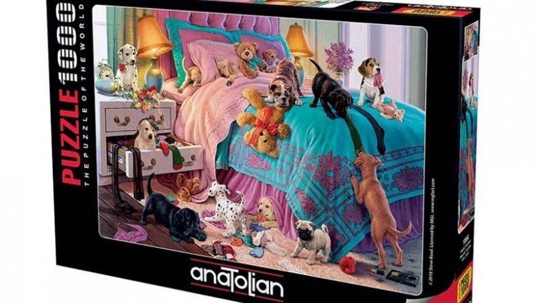 1064 Anatolian Haylaz Köpekler 1000 Parça Puzzle