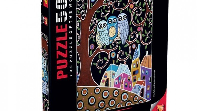3605 Anatolian Üç Baykuş / 500 Parça Puzzle