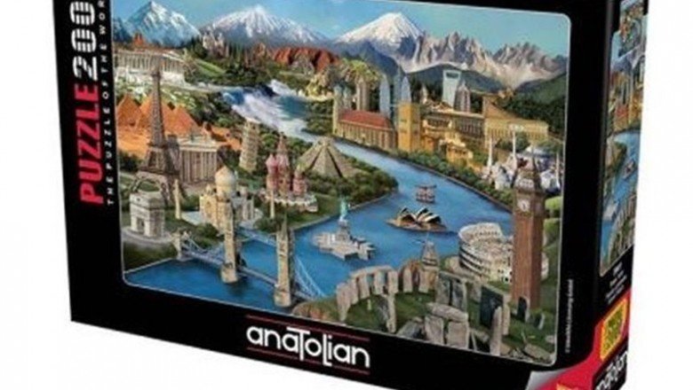 3941 Anatolian Simge Yerler – Popular Landmarks 2000 parça Puzzle