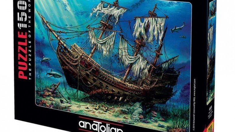 4558 Anatolian Batık Gemi 1500 parça Puzzle