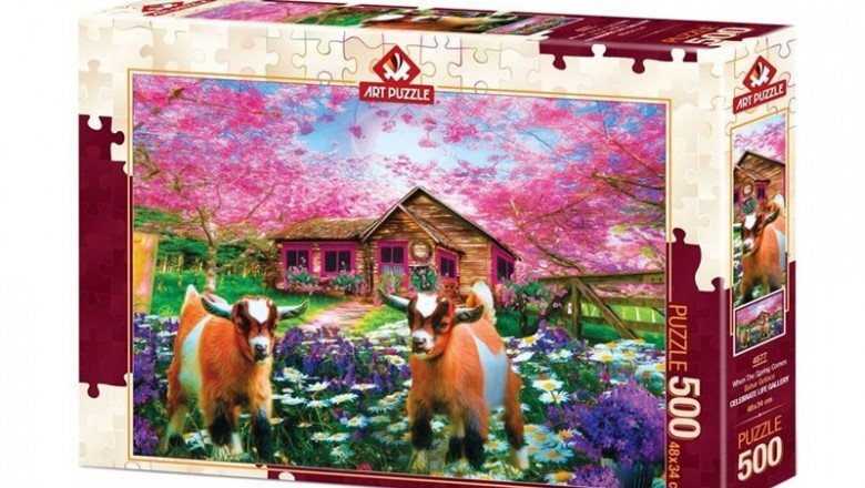 4577 Art Puzzle Bahar Gelince 500 Parça Puzzle