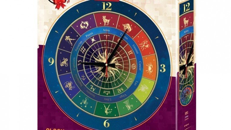 5001 Art Puzzle Zodyak Saat / 570 Parça Puzzle