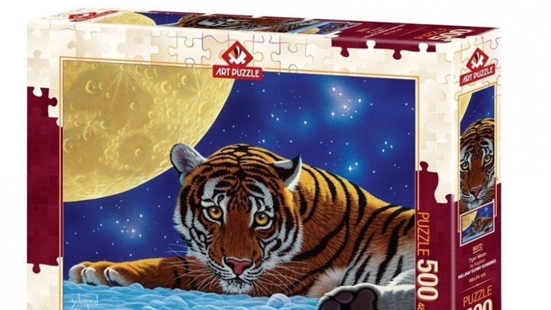 5072 Art Puzzle Ay Kaplanı 500 Parça Puzzle