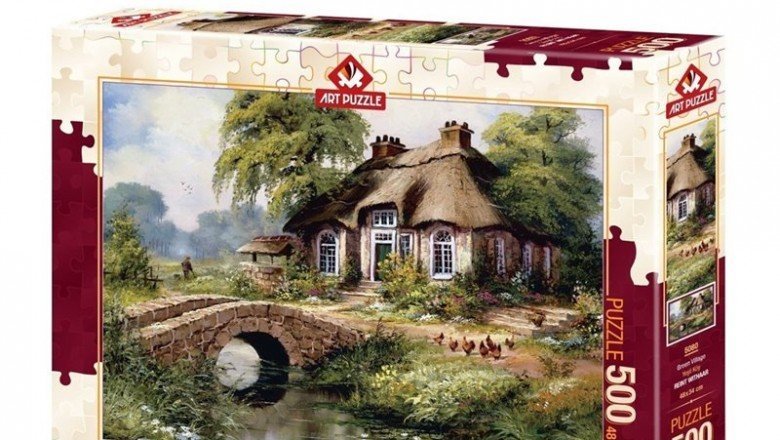 5080 Art Puzzle Yeşil Köy 500 Parça Puzzle