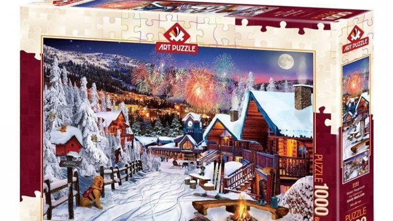 5183 Art Puzzle Kış Eğlencesi 1000 Parça Puzzle