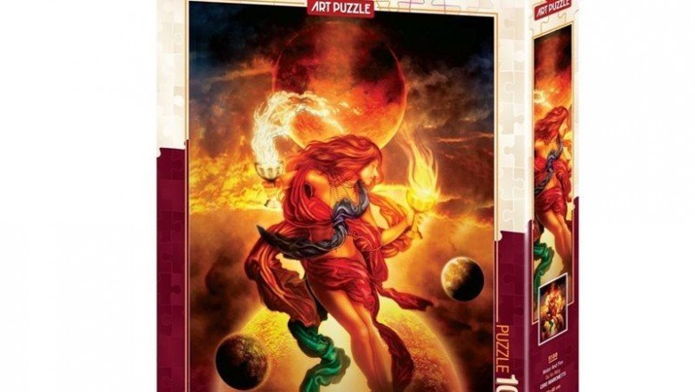 5186 Art Puzzle Su ve Ateş / 1000 Parça Puzzle
