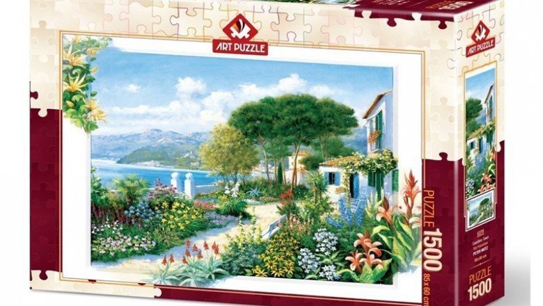 5370 Art Puzzle Kıyı Kasabası 1500 parça Puzzle / +15 yaş