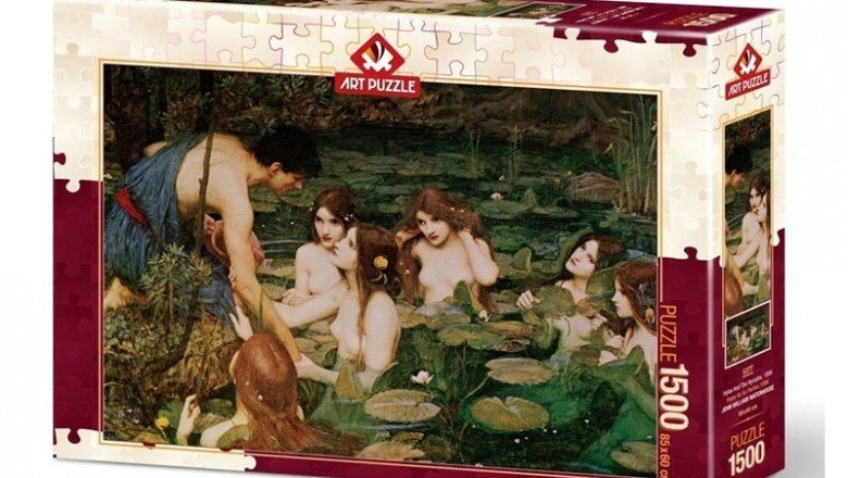 5377 Art Puzzle Hylas ve Su Perileri,1896 1500 parça Puzzle / +15 yaş