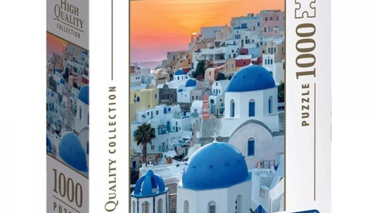 97633 Clementoni Santorini 1000 Parça Puzzle / +14 yaş