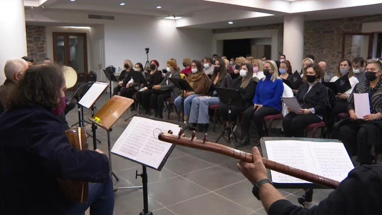 AKM’de yapılacak ilk konserin provası yapıldı