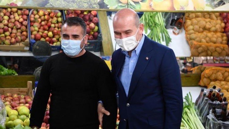 Bakan Soylu, Tunceli’de esnaf ziyareti yaptı