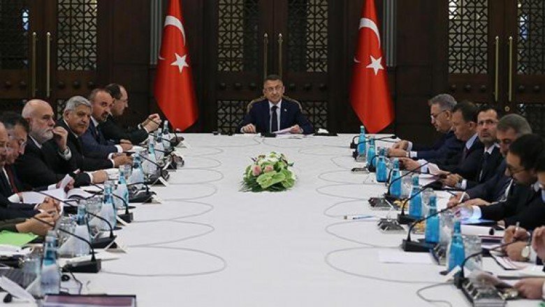 Cumhurbaşkanlığı Külliyesi’nde ihracatın geliştirilmesine yönelik toplantı yapıldı