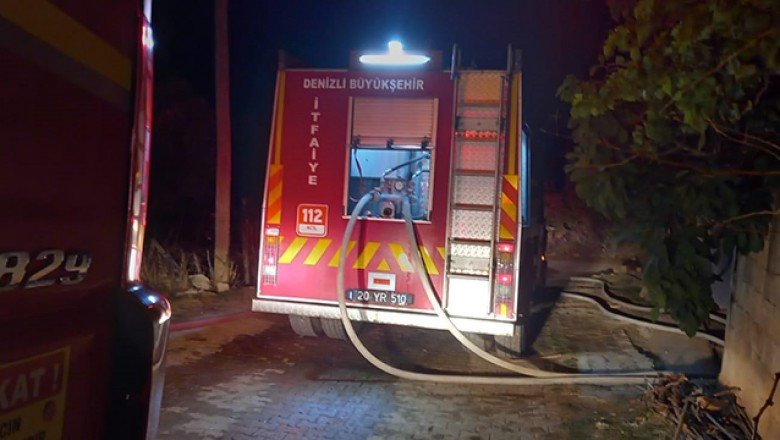 Denizli’de ev yangını: 1 kişi zehirlenerek hayatını kaybetti
