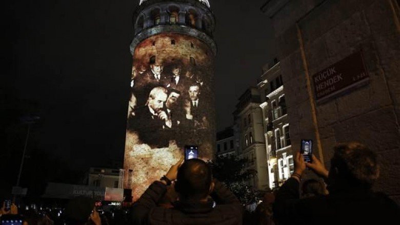 Galata Kulesi’nde Cumhuriyet Bayramı’na özel görsel şölen