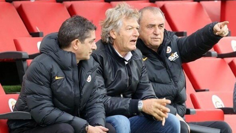 Galatasaray antrenmanında sürpriz ziyaret! Giancarlo Antognoni…