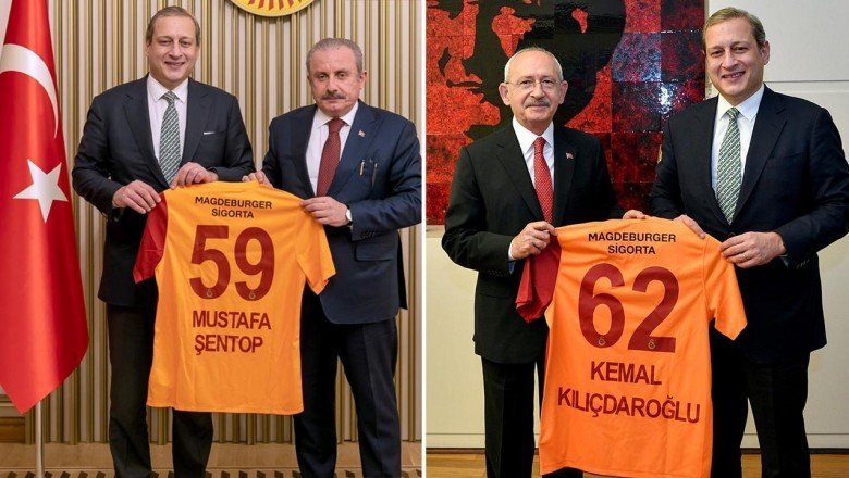 Galatasaray Başkanı Burak Elmas’dan Mustafa Şentop ve Kemal Kılıçdaroğlu’na ziyaret