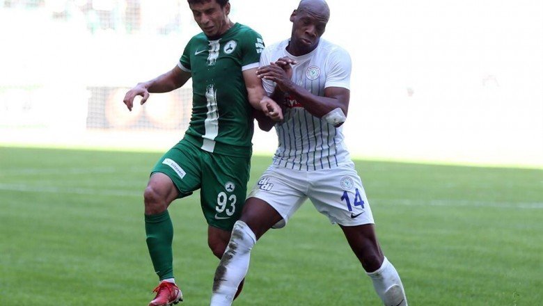 Giresunspor – Rizespor maçından fotoğraflar