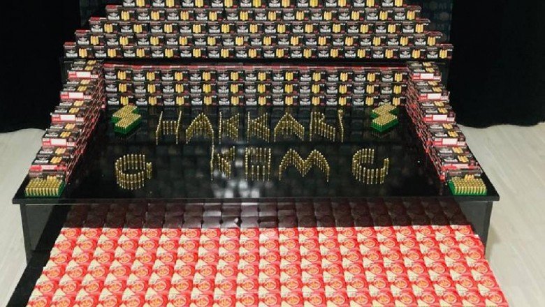 Hakkari’de bir araçta 19 bin 800 fişek ele geçirildi
