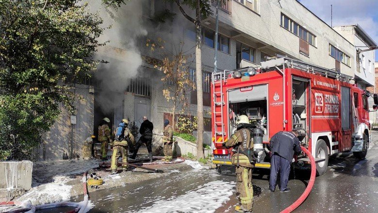 İstanbul'da korkutan yangın