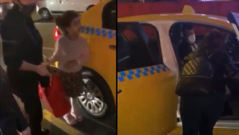 ‘Karşının taksisiyim’ diyerek yolcuyu araca almadı