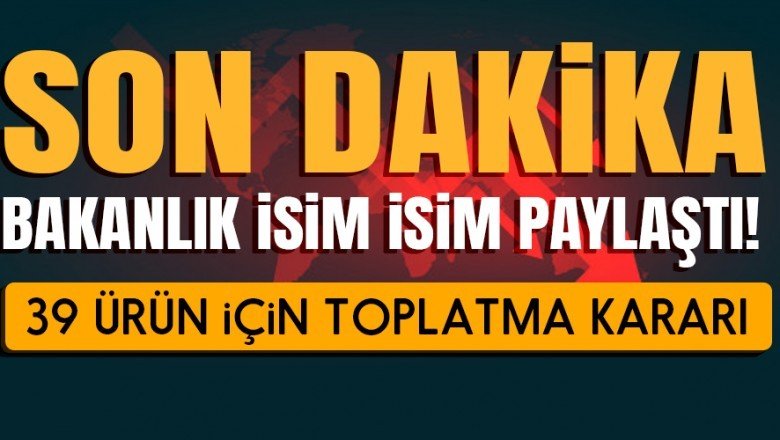 Kas ve eklem ağrılarında kullanılan 39 ürün piyasadan toplatılacak