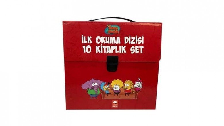 KRAL ŞAKİR İLK OKUMA KİTAPLARI KIRMIZI ÇANTALI SET (10 KİTAP TAKIM)
