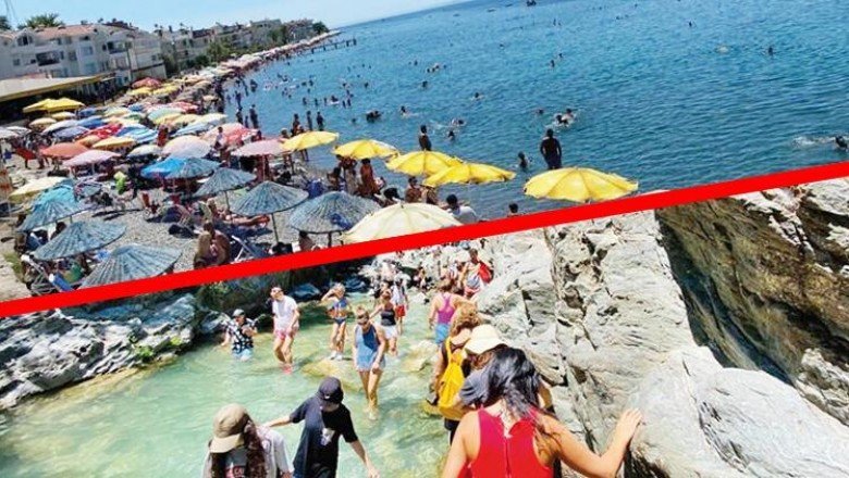Kuzey Ege’de şelaleler bile dolu… Zeytinlikler otopark oldu!