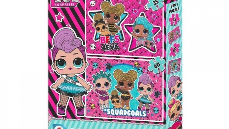 LOL7583 Laço Kids L.O.L. 2’li Puzzle / 35+60 Parça Puzzle