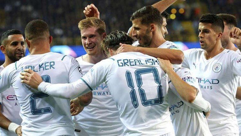 Manchester City’den Club Brugge’e Gol Yağmuru 5 gol birden