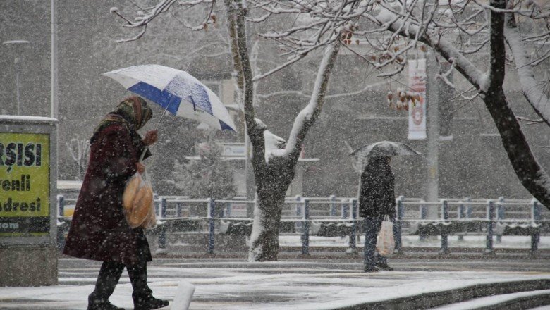 Meteoroloji’den sarı uyarı: Sağanak, kar ve fırtına bekleniyor
