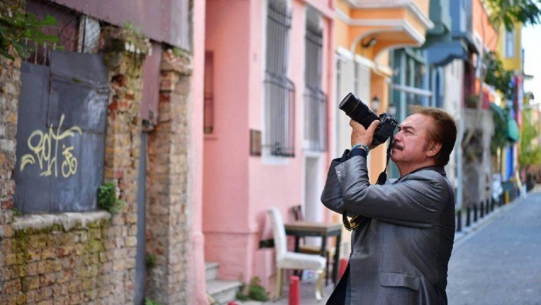 Orhan Gencebay Balat’ı fotoğrafladı