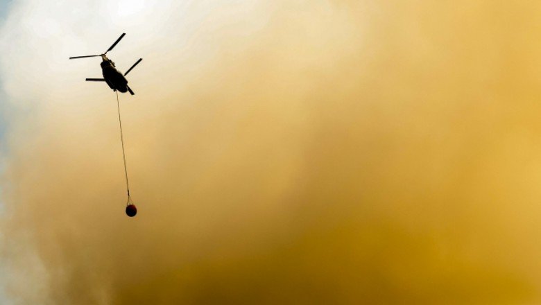 Orman yangınlarıyla mücadelede helikopter ve uçak sayısı artıyor