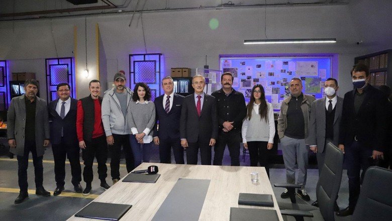 Savunma Sanayii Başkanı Demir’den Teşkilatın setine ziyaret