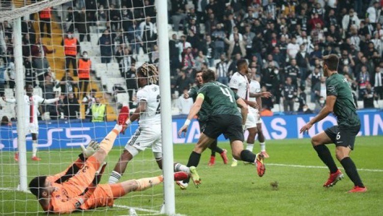 Sporting’in attığı gollerin hepsinin kornerden gelmesi Beşiktaş taraftarını çileden çıkardı