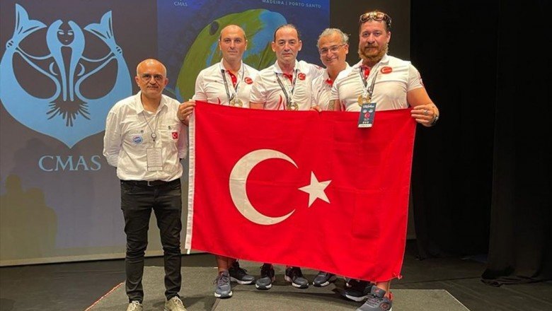 Sualtı Fotoğraf Milli Takımı’ndan dünya şampiyonluğu ve üçüncülüğü