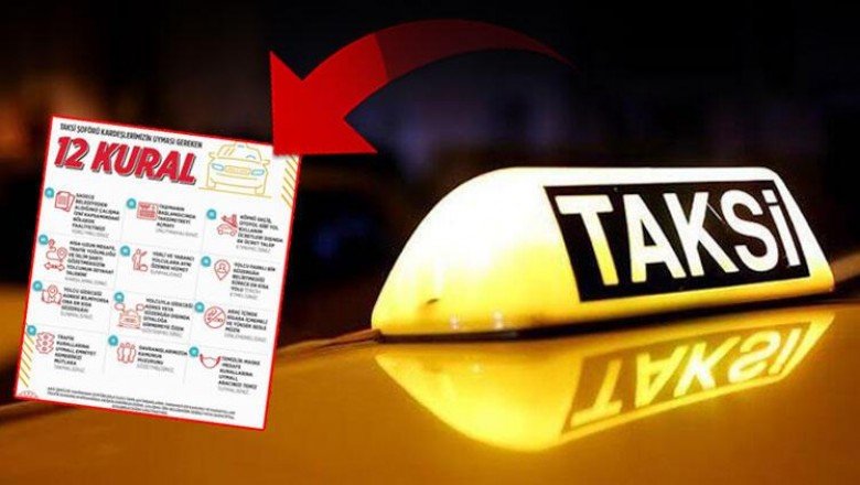 Taksiciler için yeni dönem! İçişleri Bakanlığı 81 ile gönderdi… 12 kural detayı…