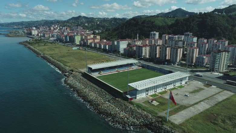 Trabzon’da denize sıfır stat