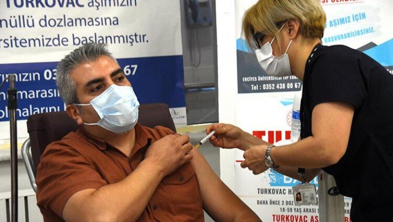 Turkovac, hatırlatma dozu olarak Kayseri’de ilk gönüllüye uygulandı