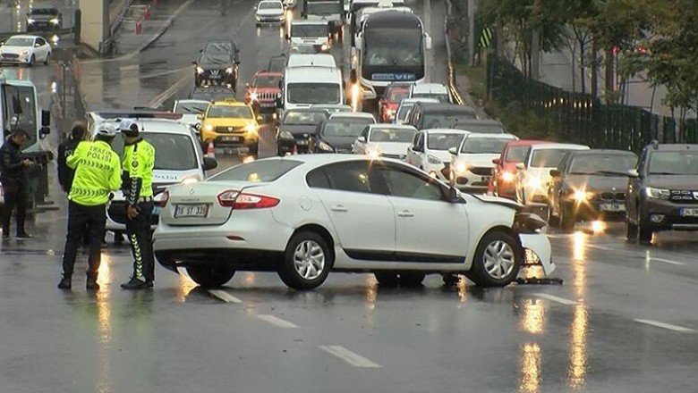 Üsküdar ve Ümraniye’de trafik kazası