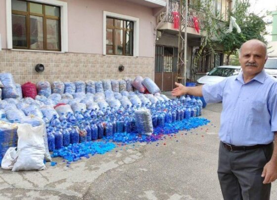 3 yılda topladığı 1 ton kapakla engellilerin yüzünü güldürecek