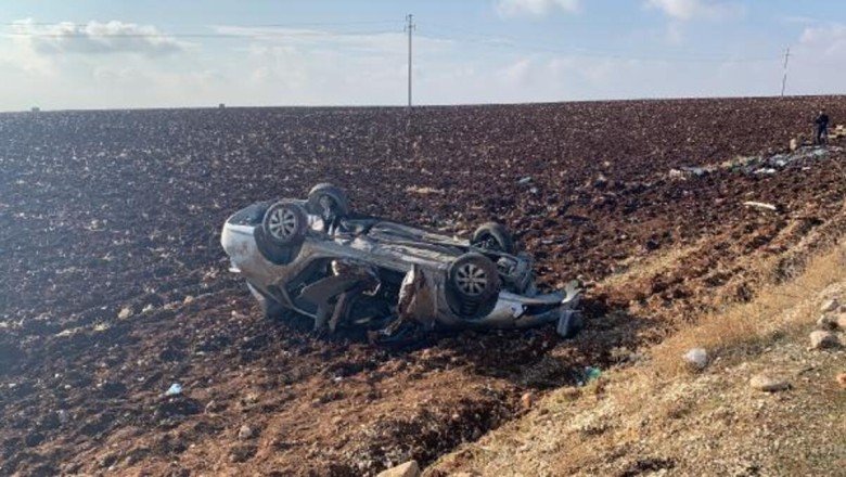 Adıyaman’da otomobil devrildi: 8 yaralı