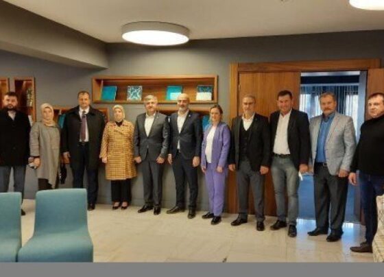 AK Parti Milletvekillerinden İznik TSO'ya ziyaret