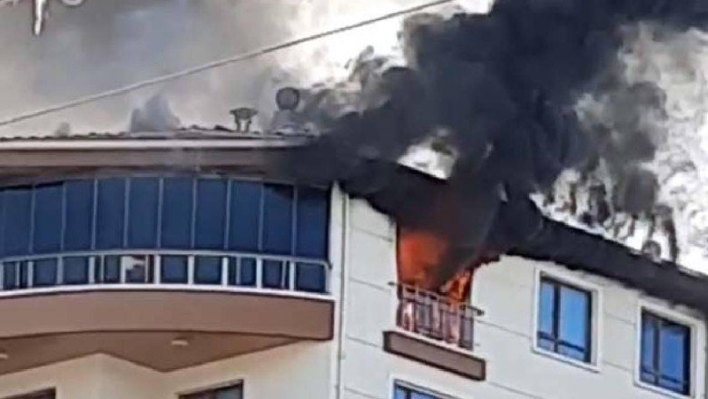 Ankara’da apartman yangını: 2 kişi dumandan etkilendi