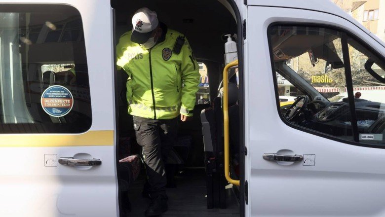 Ankara’da servis araçları ile iş yerlerinde denetim