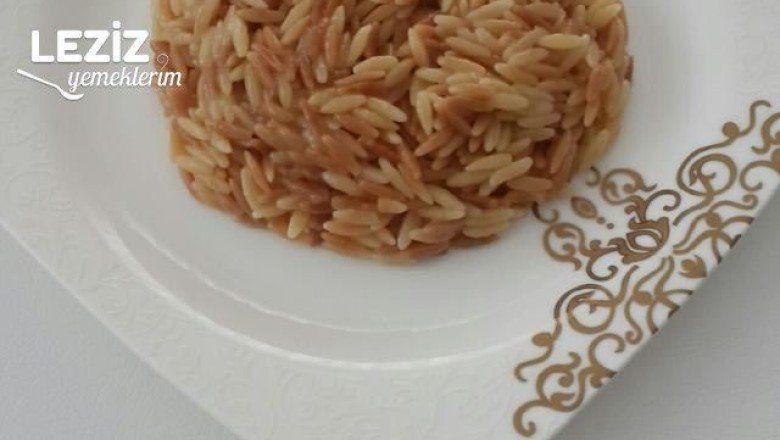 Arpa Şehriye Pilavı Yapılışı
