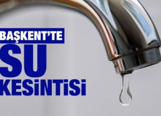 ASKİ'den açıklama: Başkent'te 3 ilçede su kesintisi
