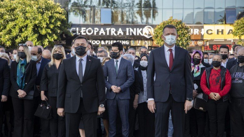 Atatürk, Alanya’da anıldı